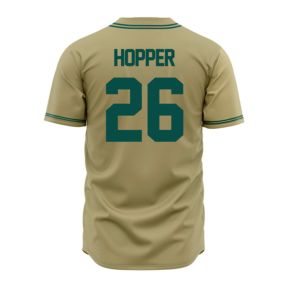 Jacksonville - NCAA Baseball : Kyle Hopper - Gold Jersey-1