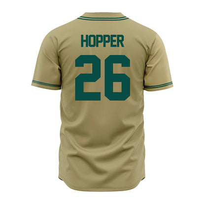 Jacksonville - NCAA Baseball : Kyle Hopper - Gold Jersey-1