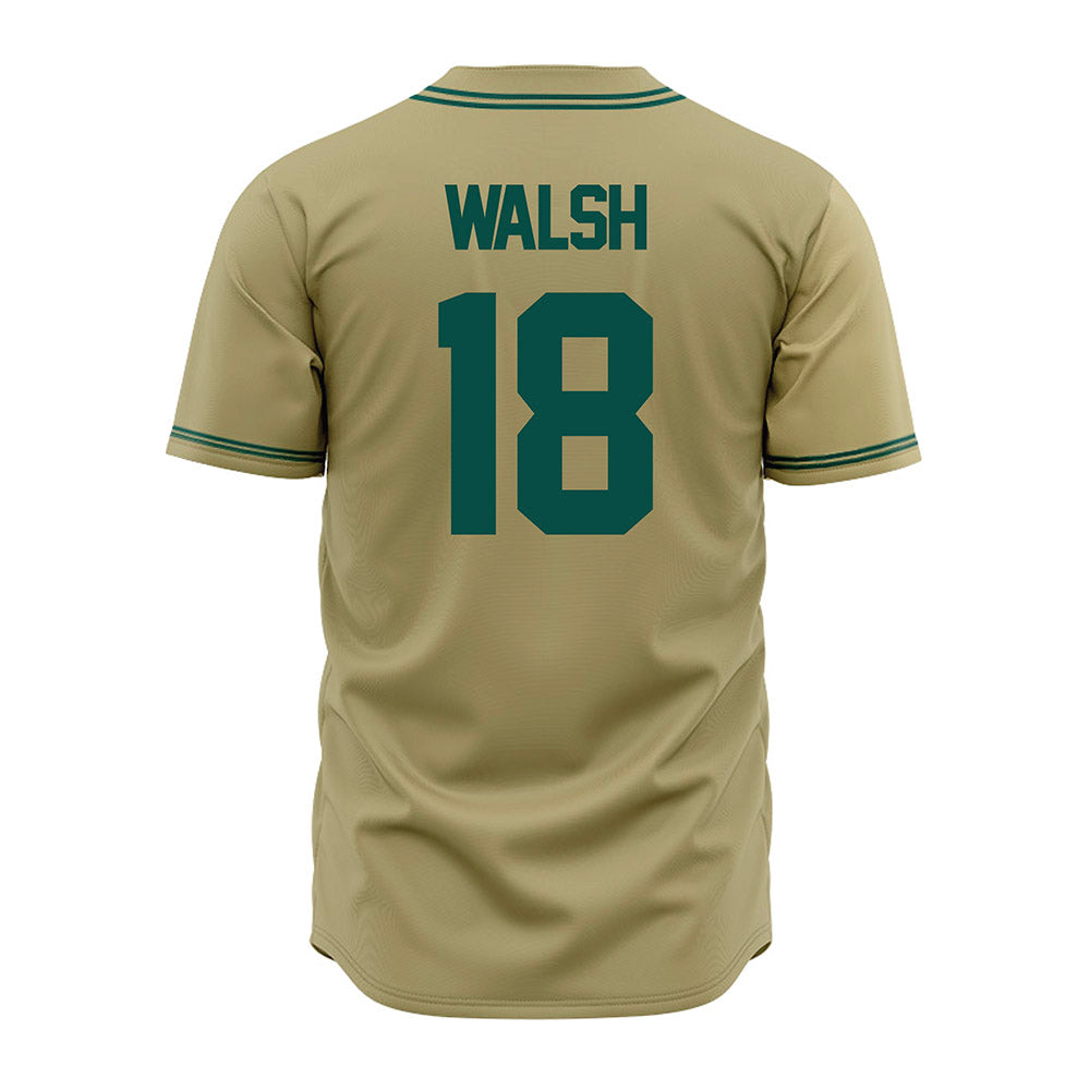 Jacksonville - NCAA Baseball : Alex Walsh - Gold Jersey-1