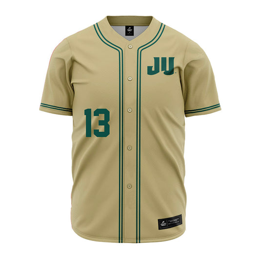 Jacksonville - NCAA Baseball : Garrett Corbett - Gold Jersey-0