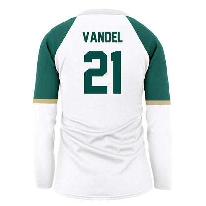 Jacksonville - NCAA Women's Volleyball : Zoey Vandel - White Volleyball Jersey-1