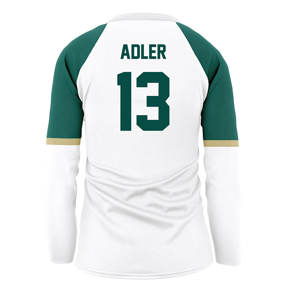 Jacksonville - NCAA Women's Volleyball : Kathryn Adler - White Volleyball Jersey-1