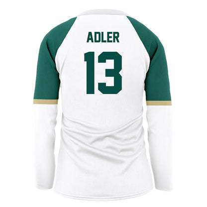 Jacksonville - NCAA Women's Volleyball : Kathryn Adler - White Volleyball Jersey-1