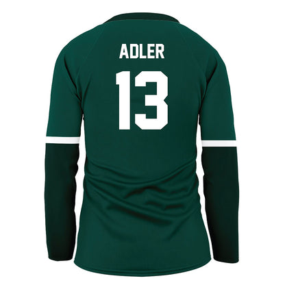 Jacksonville - NCAA Women's Volleyball : Kathryn Adler - Green Volleyball Jersey-1