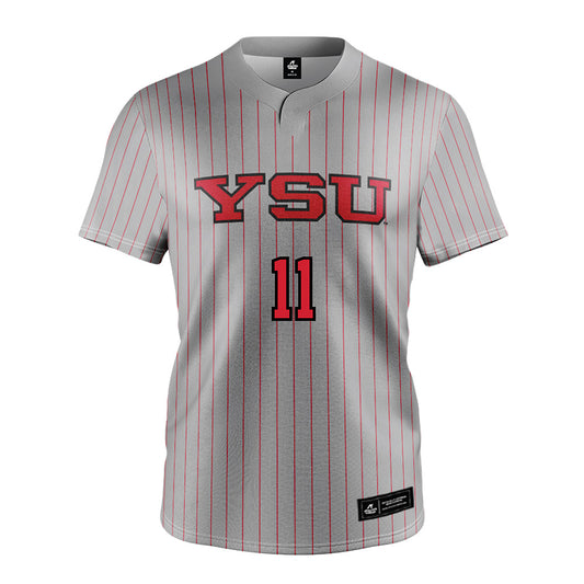 Youngstown State - NCAA Softball : Alivia Boothe - Grey Jersey-0