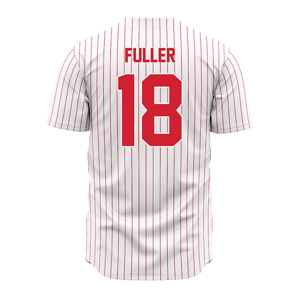 Youngstown State - NCAA Baseball : Evan Fuller - Pinstripe Jersey-1