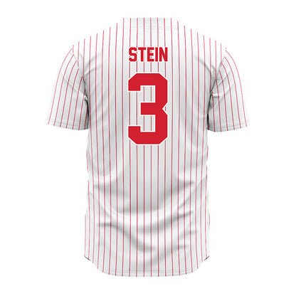 Youngstown State - NCAA Baseball : Bowman Stein - Pinstripe Jersey-1