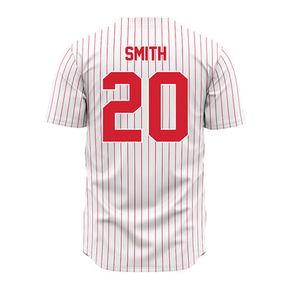 Youngstown State - NCAA Baseball : Cole Smith - Pinstripe Jersey-1