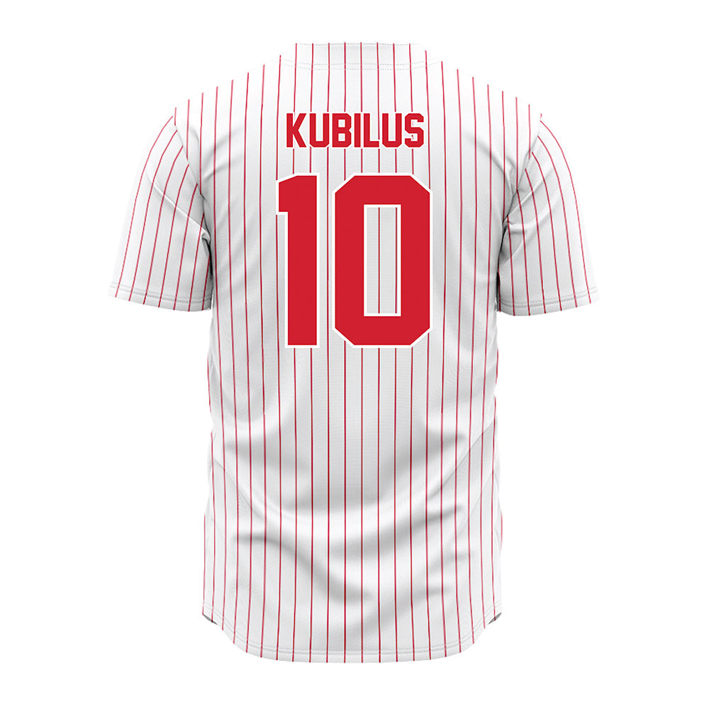 Youngstown State - NCAA Baseball : Nolan Kubilus - Pinstripe Jersey-1