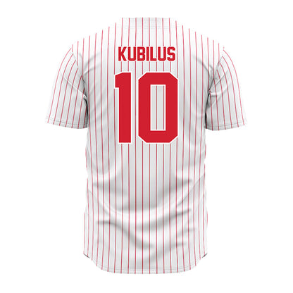Youngstown State - NCAA Baseball : Nolan Kubilus - Pinstripe Jersey-1