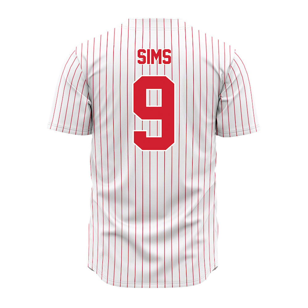 Youngstown State - NCAA Baseball : Kyan Sims - Pinstripe Jersey-1