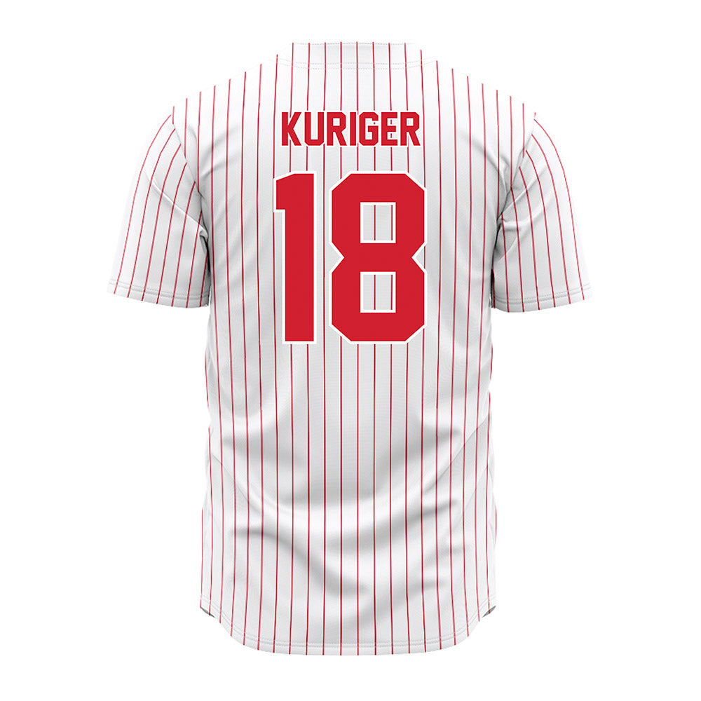 Youngstown State - NCAA Baseball : Brayden Kuriger - Pinstripe Jersey-1
