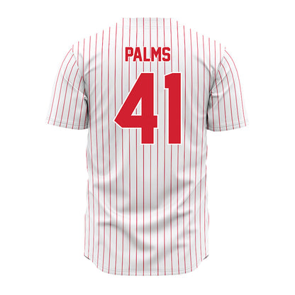 Youngstown State - NCAA Baseball : Bryce Palms - Pinstripe Jersey-1