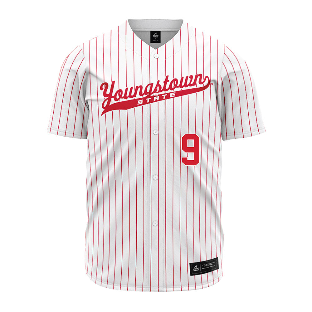 Youngstown State - NCAA Baseball : Kyan Sims - Pinstripe Jersey-0