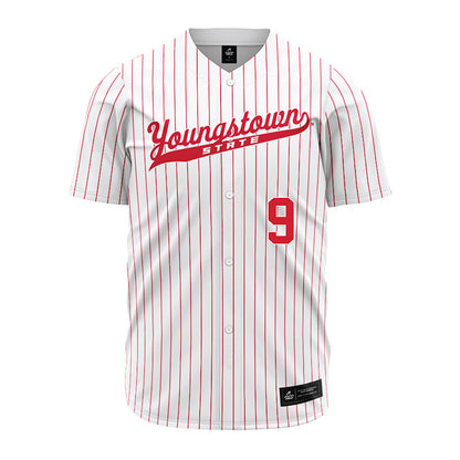 Youngstown State - NCAA Baseball : Kyan Sims - Pinstripe Jersey-0