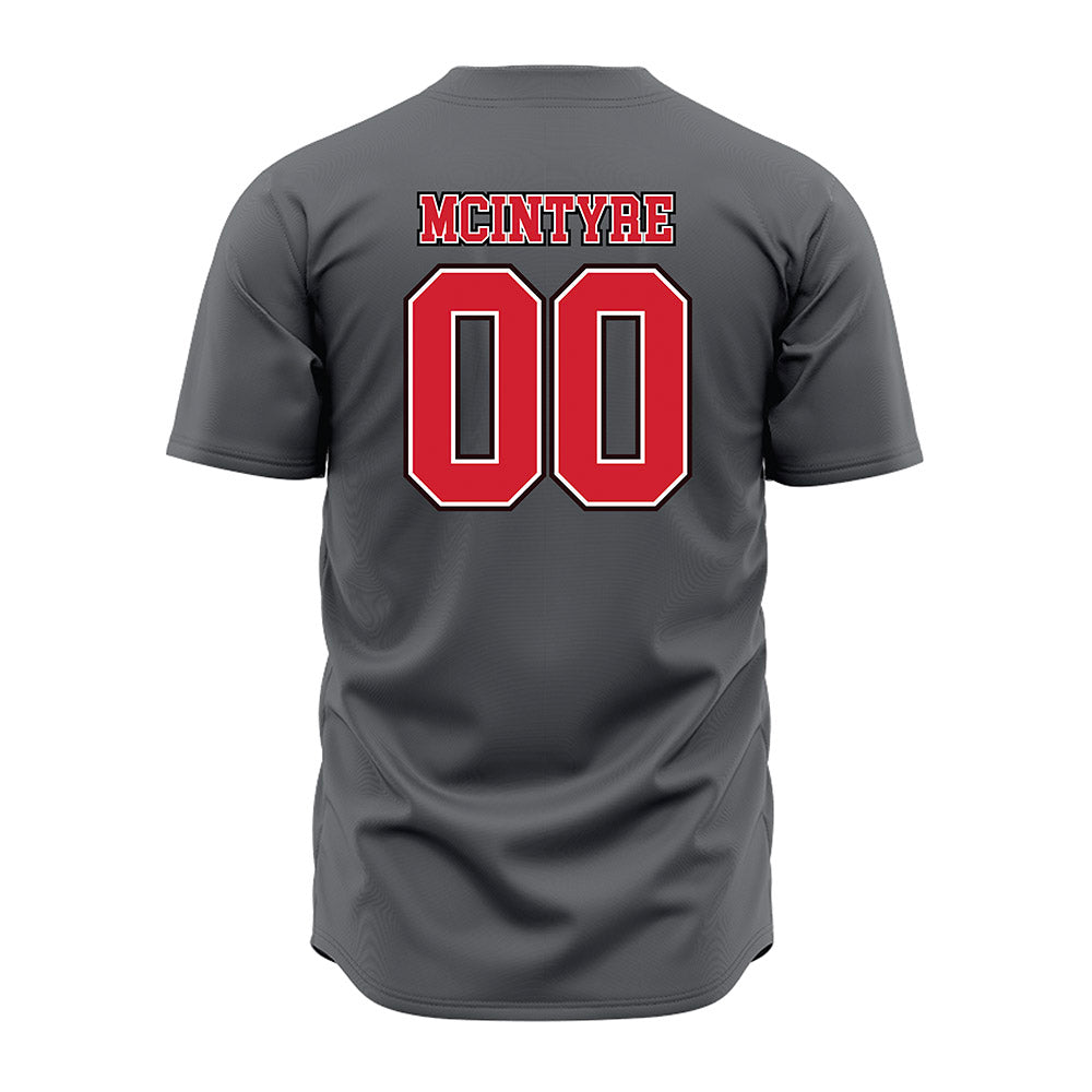 Youngstown State - NCAA Baseball : Charlie McIntyre - Grey Jersey-1