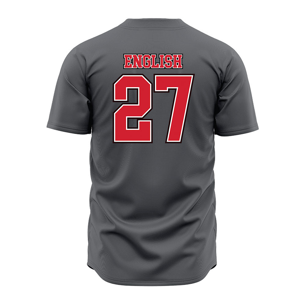 Youngstown State - NCAA Baseball : Aidan English - Grey Jersey-1