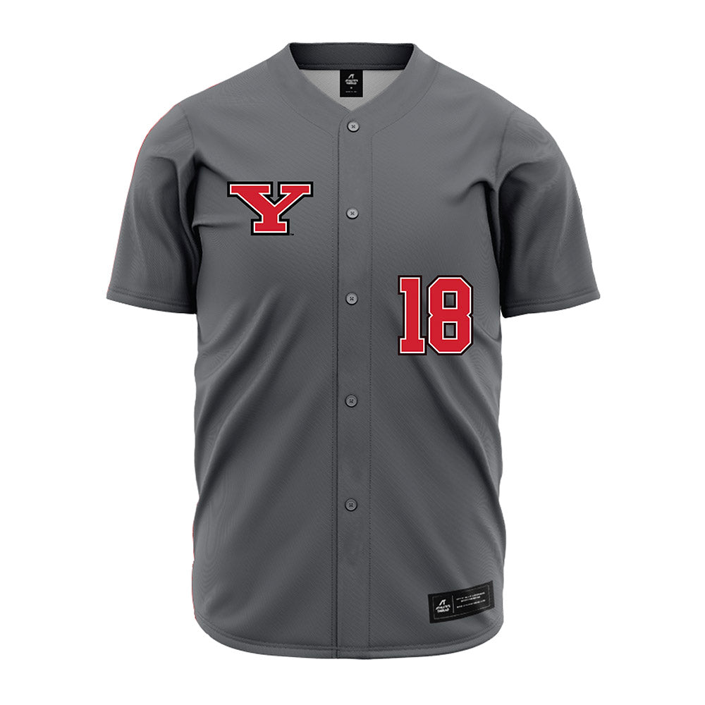 Youngstown State - NCAA Baseball : Evan Fuller - Grey Jersey-0