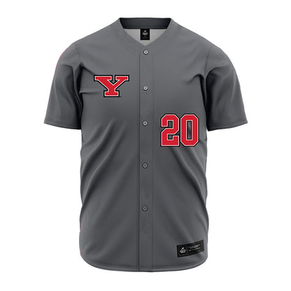 Youngstown State - NCAA Baseball : Jake Ferretti - Grey Jersey-0