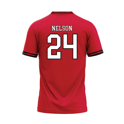 Youngstown State - NCAA Baseball : Braylon Nelson - Red Jersey-1