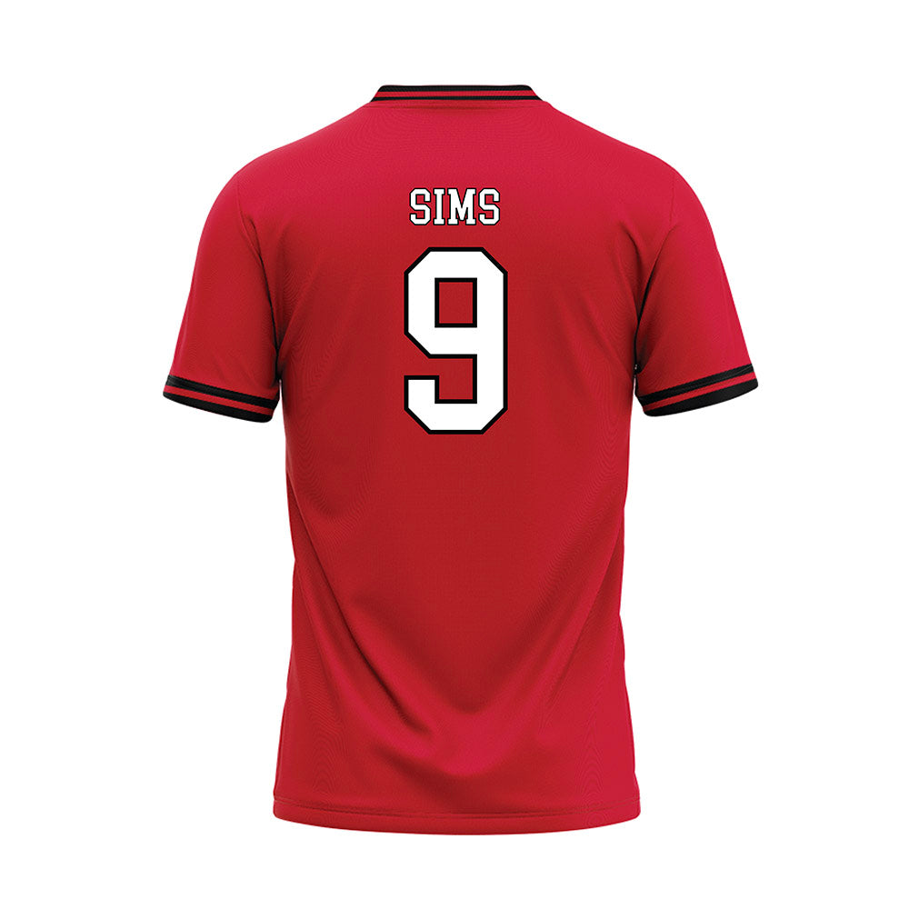 Youngstown State - NCAA Baseball : Kyan Sims - Red Jersey-1
