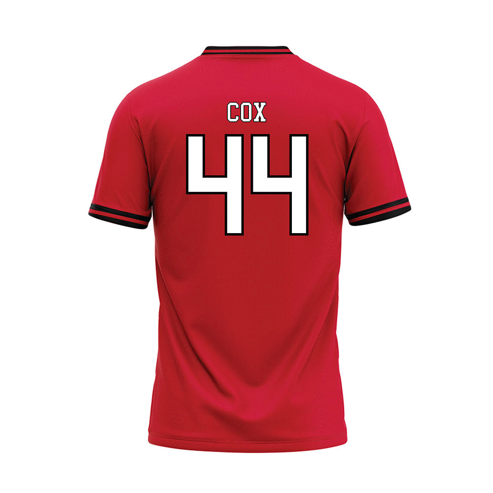Youngstown State - NCAA Baseball : Banks Cox - Red Jersey-1