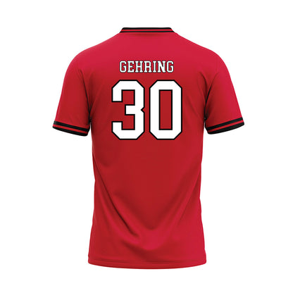 Youngstown State - NCAA Baseball : Jacob Gehring - Red Jersey-1
