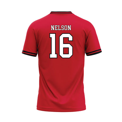 Youngstown State - NCAA Baseball : Braylon Nelson - Red Jersey-1