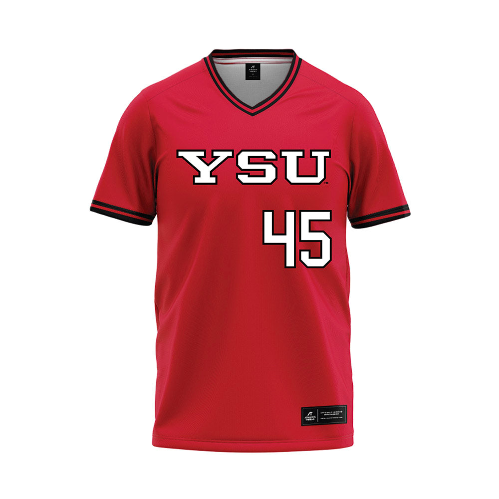 Youngstown State - NCAA Baseball : JJ Tylicki - Red Jersey-0