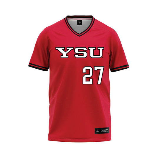 Youngstown State - NCAA Baseball : Brayden Trogdon - Red Jersey-0