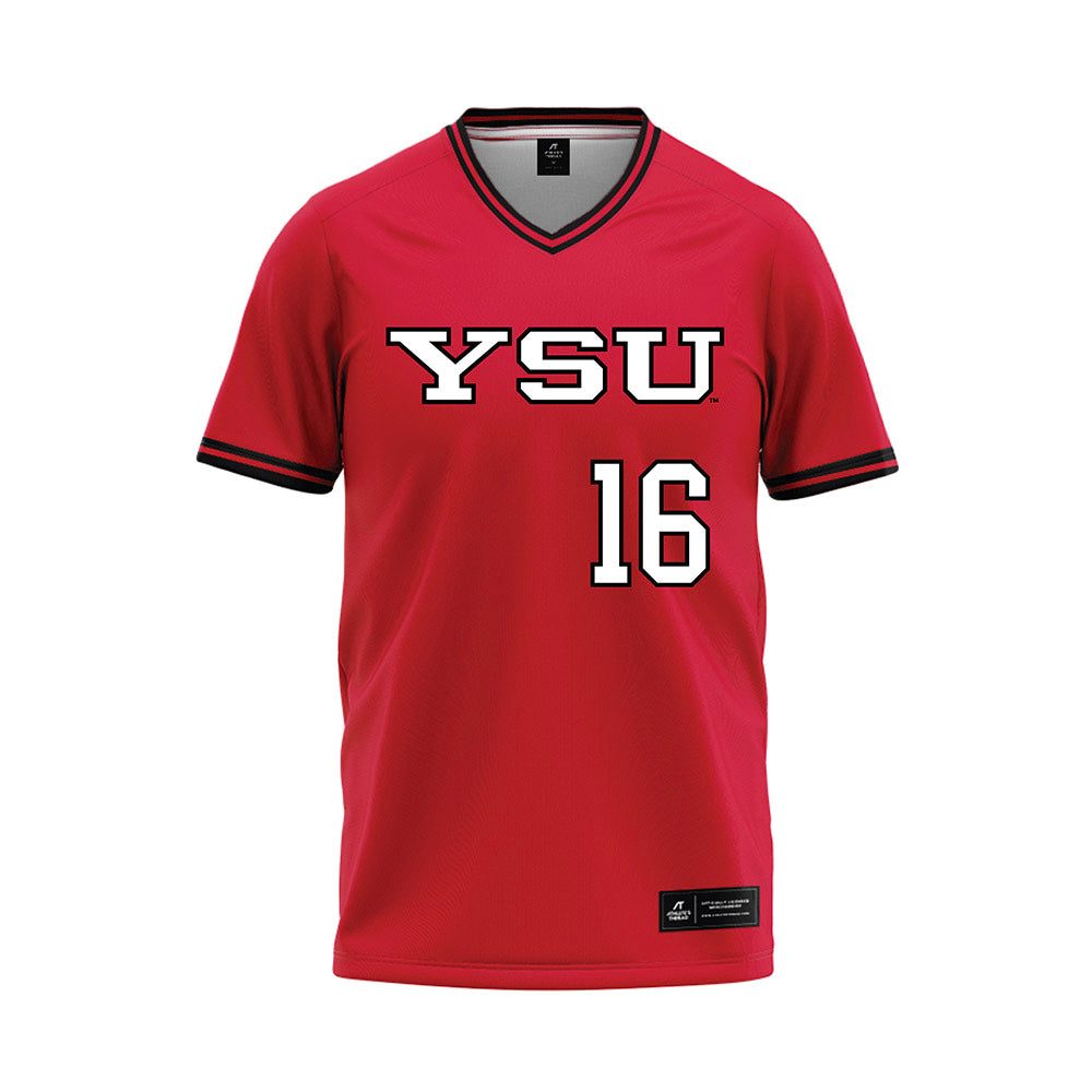 Youngstown State - NCAA Baseball : Braylon Nelson - Red Jersey-0