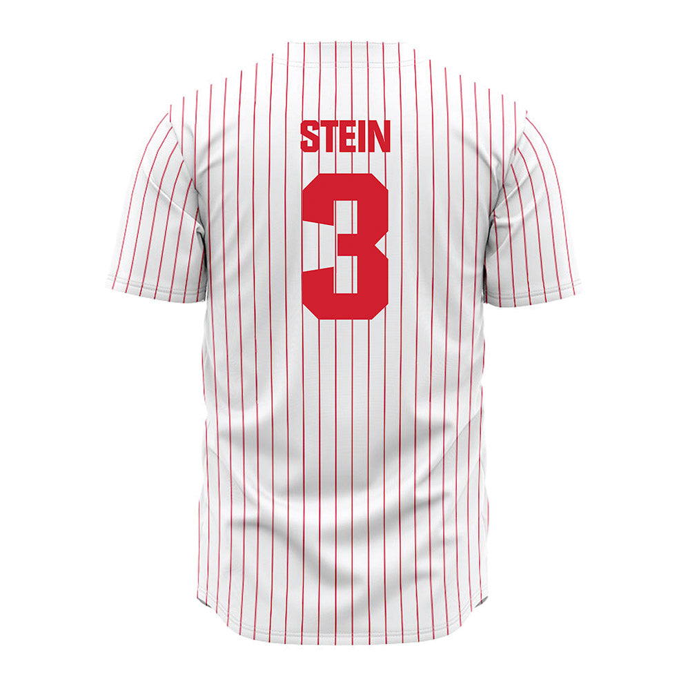 Youngstown State - NCAA Baseball : Bowman Stein - Pinstripe Jersey-1