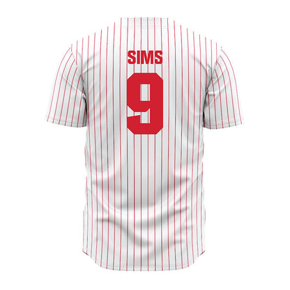 Youngstown State - NCAA Baseball : Kyan Sims - Pinstripe Jersey-1