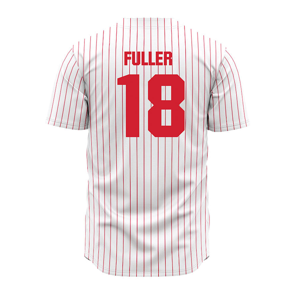 Youngstown State - NCAA Baseball : Evan Fuller - Pinstripe Jersey-1
