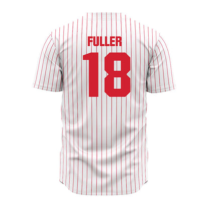 Youngstown State - NCAA Baseball : Evan Fuller - Pinstripe Jersey-1