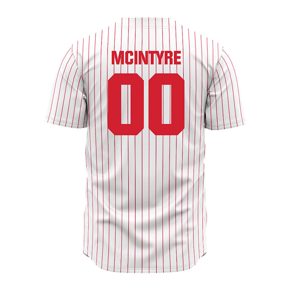 Youngstown State - NCAA Baseball : Charlie McIntyre - Pinstripe Jersey-1