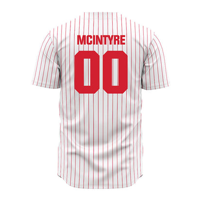 Youngstown State - NCAA Baseball : Charlie McIntyre - Pinstripe Jersey-1