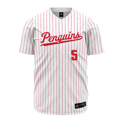 Youngstown State - NCAA Baseball : Brady Shannon - Pinstripe Jersey-0