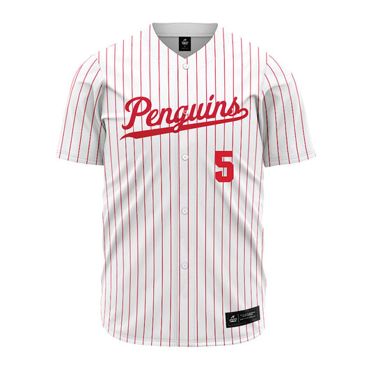 Youngstown State - NCAA Baseball : Brady Shannon - Pinstripe Jersey-0