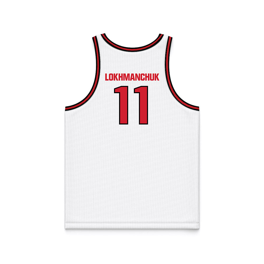 Youngstown State - NCAA Men's Basketball : Luka Lokhmanchuk - White Basketball Jersey-1