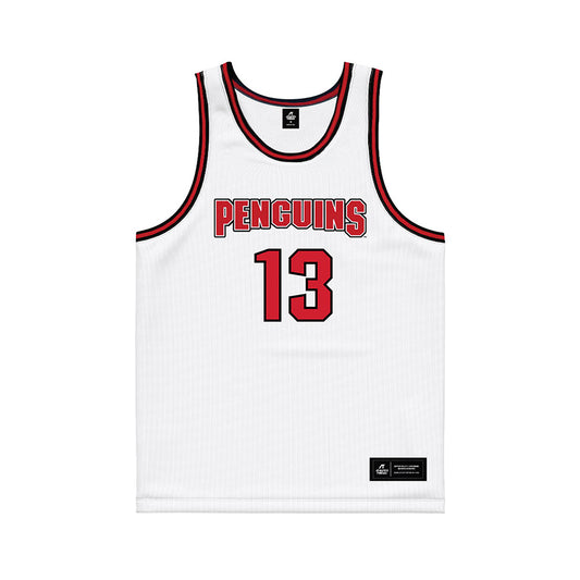 Youngstown State - NCAA Men's Basketball : Markus Navarra - White Basketball Jersey-0