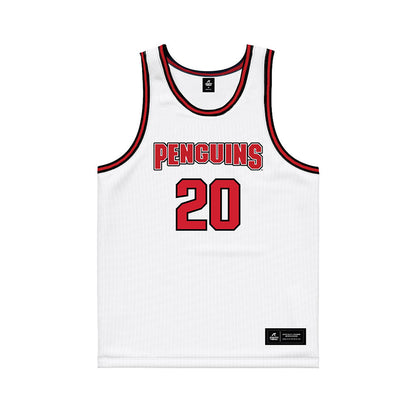 Youngstown State - NCAA Men's Basketball : Jamar Livingston - White Basketball Jersey-0