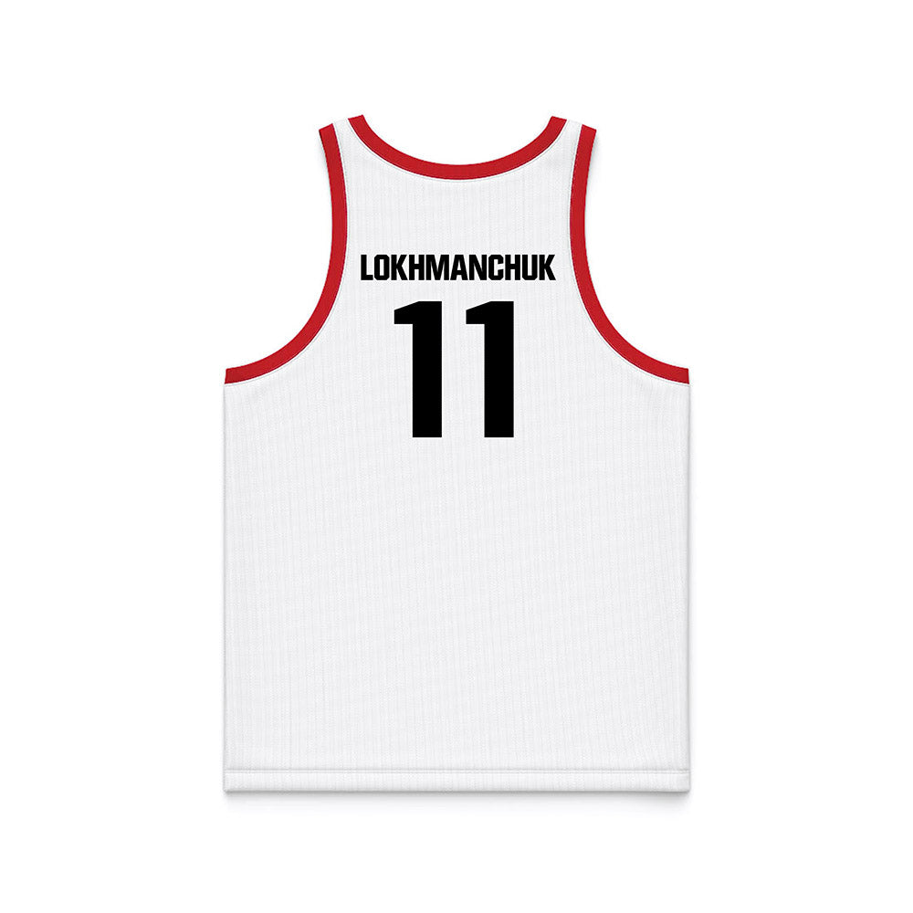 Youngstown State - NCAA Men's Basketball : Luka Lokhmanchuk - White Basketball Jersey-1