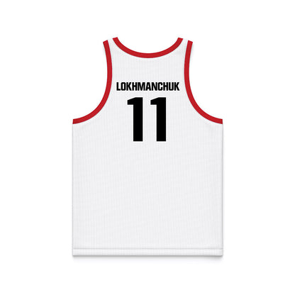 Youngstown State - NCAA Men's Basketball : Luka Lokhmanchuk - White Basketball Jersey-1