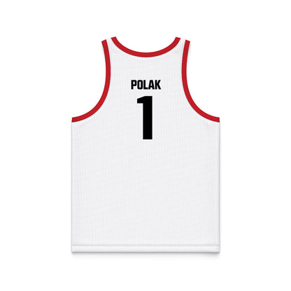 Youngstown State - NCAA Men's Basketball : Cam Polak - White Basketball Jersey-1