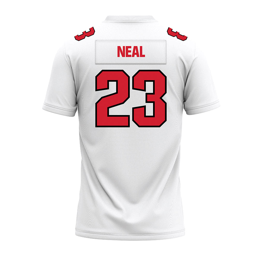 Youngstown State - NCAA Football : Zion Neal - White Premium Football Jersey-1