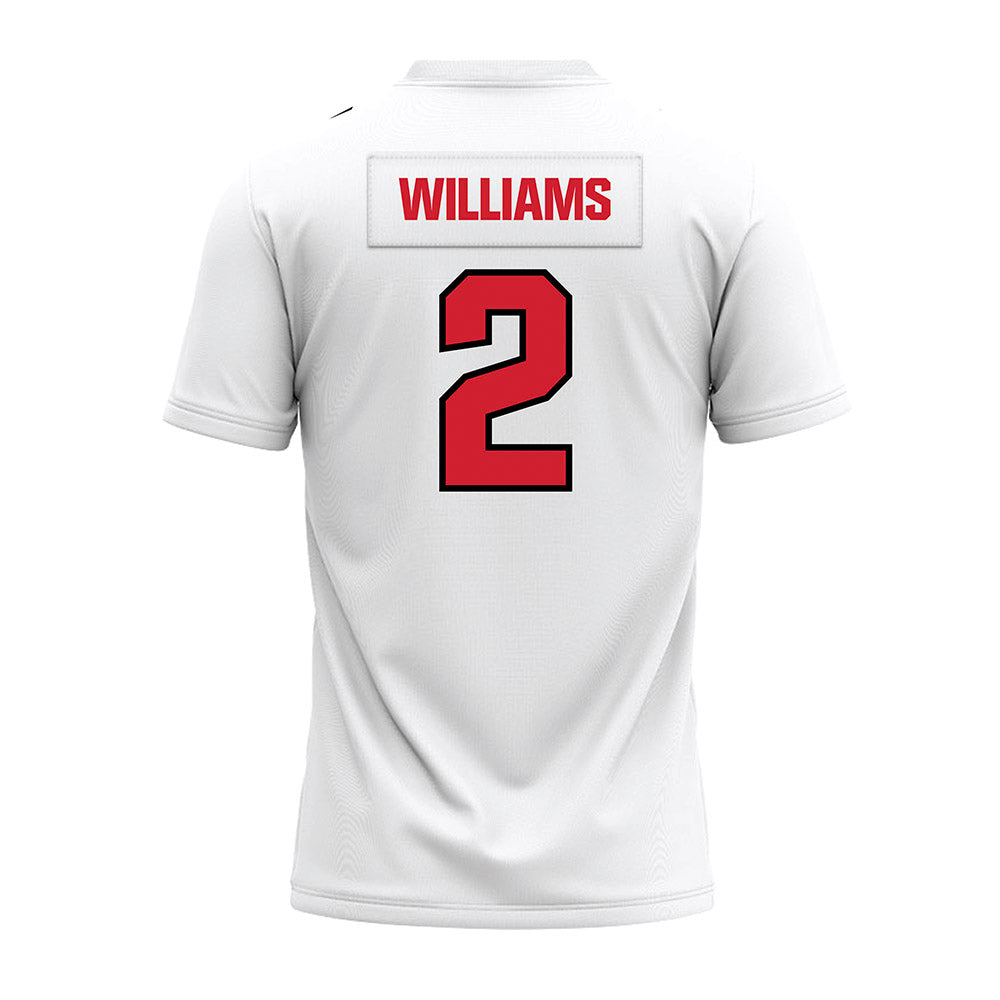 Youngstown State - NCAA Football : Dorian Williams - White Premium Football Jersey-1