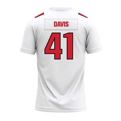 Youngstown State - NCAA Football : Tyris Davis - White Premium Football Jersey-1