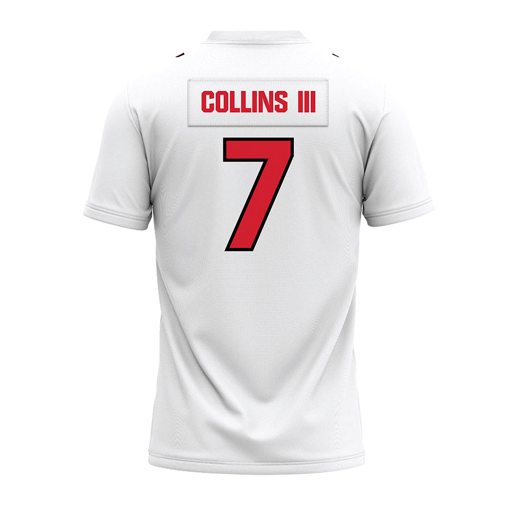 Youngstown State - NCAA Football : Raleigh Collins III - White Premium Football Jersey-1