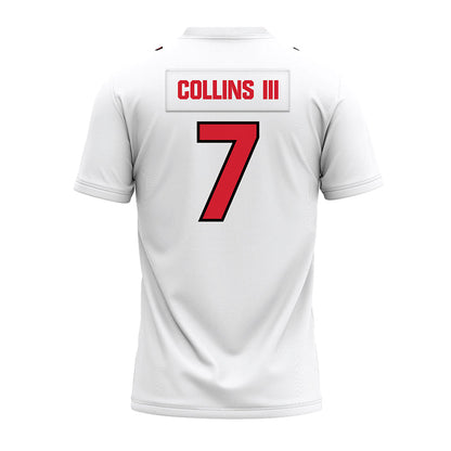 Youngstown State - NCAA Football : Raleigh Collins III - White Premium Football Jersey-1